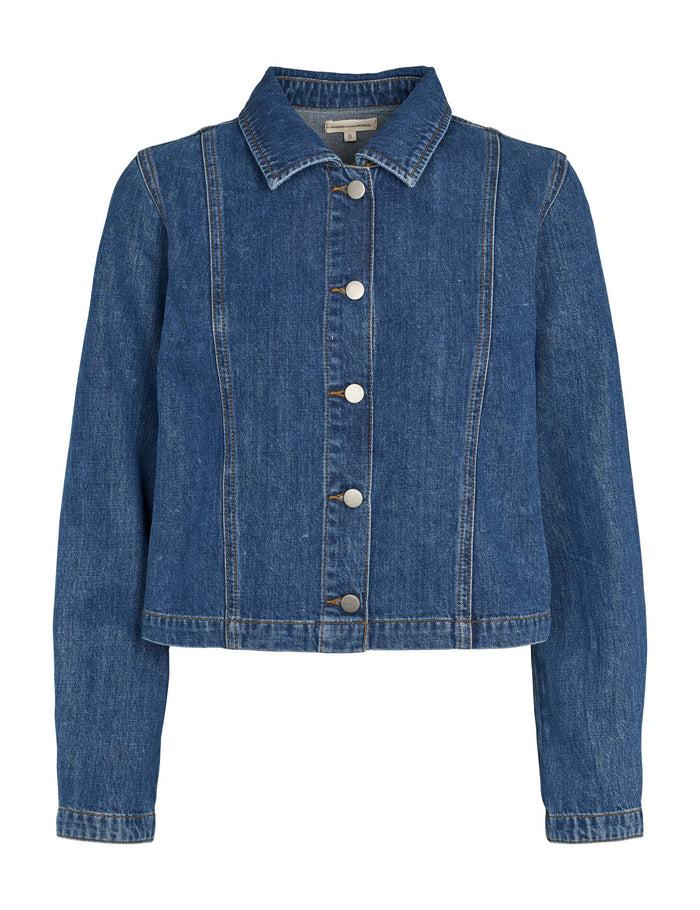 esmé studios ESNicole Denim Shirt Jacket - Blue denim