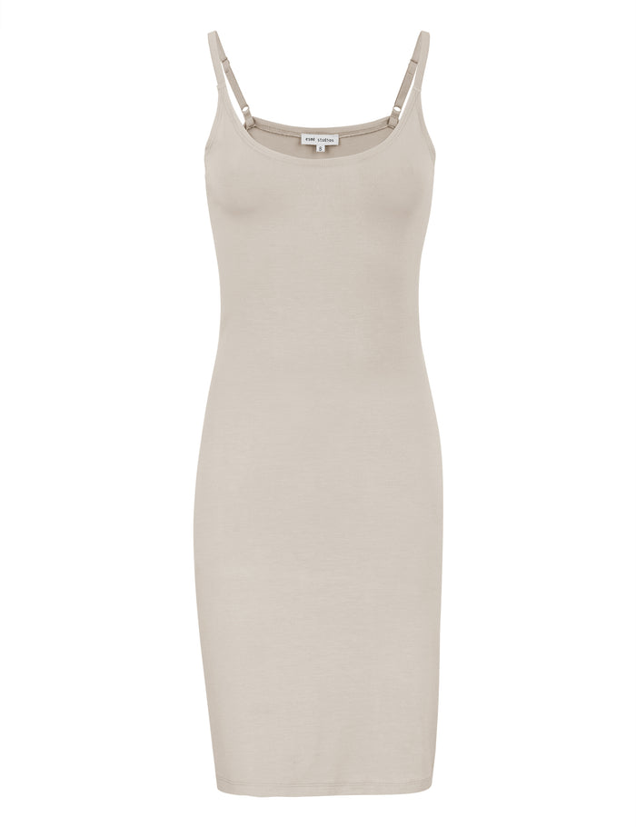 Esmé Studios ESPenelope Slim Fit Singlet Dress - Bleached Sand