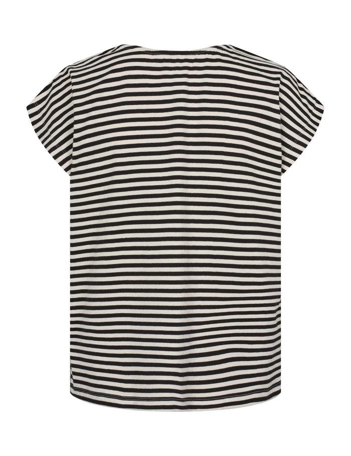 Esmé Studios ESSigne SL Top Stripe GOTS - Black Stripe