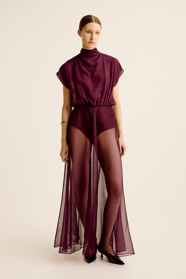 Esse Studios Aire Bodysuit - Shiraz