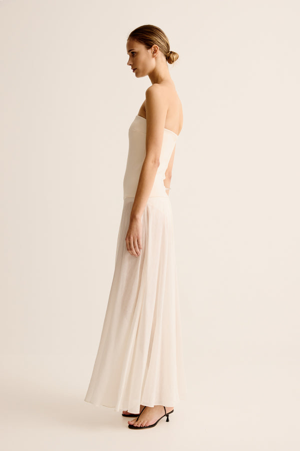 Esse Studios Aire Strapless Dress - Ivory