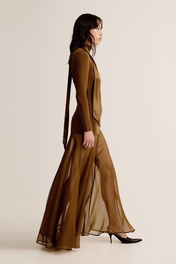 Esse Studios Aire Tie Maxi Dress