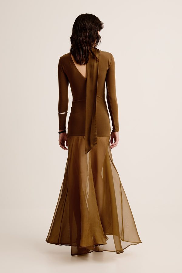Esse Studios Aire Tie Maxi Dress