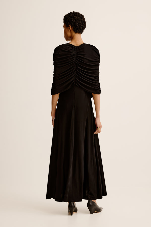 Esse Studios Bonachi Cape Dress - Black