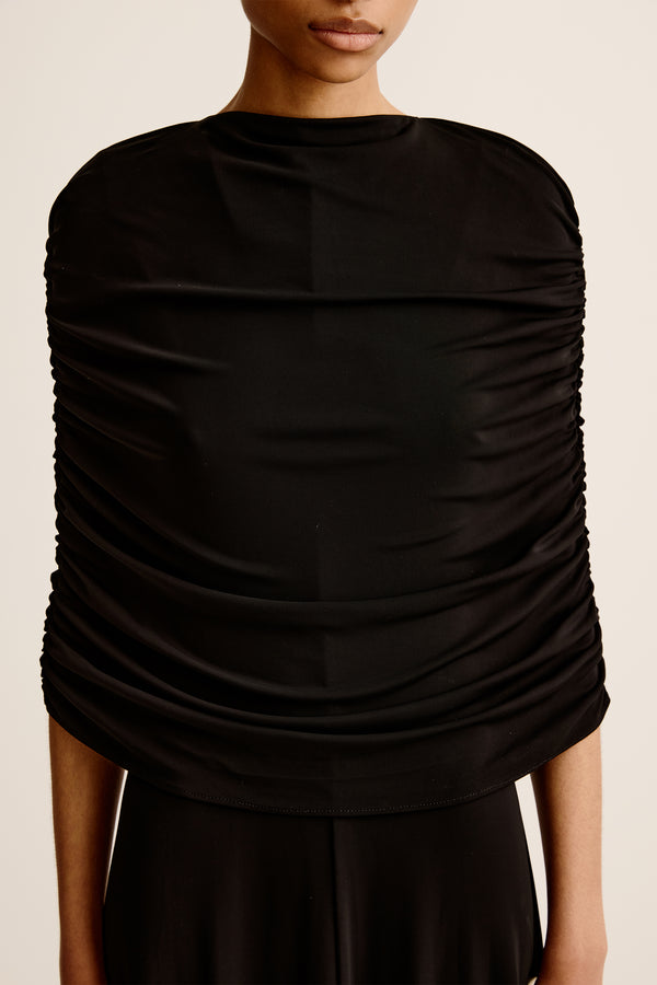 Esse Studios Bonachi Cape Dress - Black