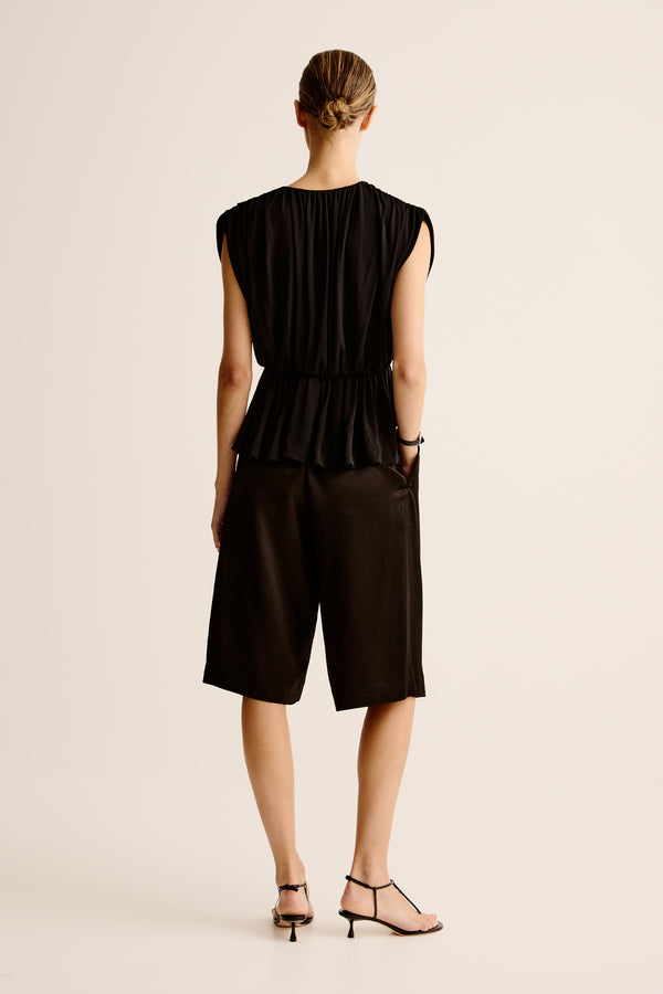 Esse Studios Bonachi Drape Top - Black