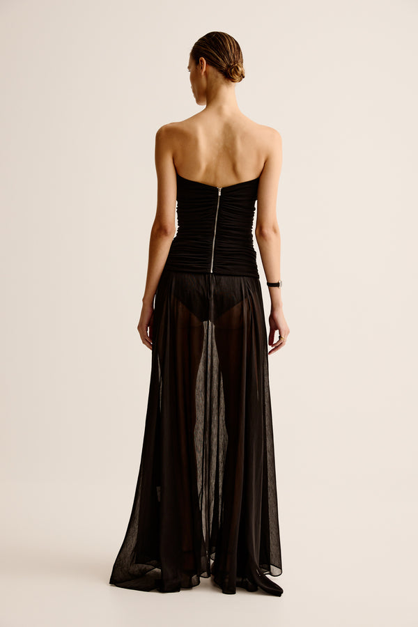 Esse Studios Bonachi Strapless Top - Black