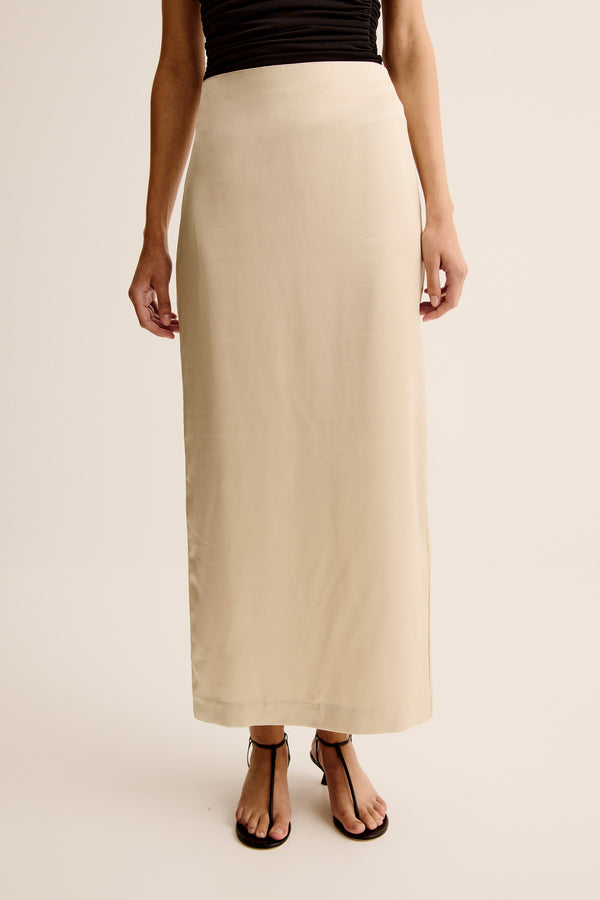 Esse Studios Finesa Column Skirt - Oyster
