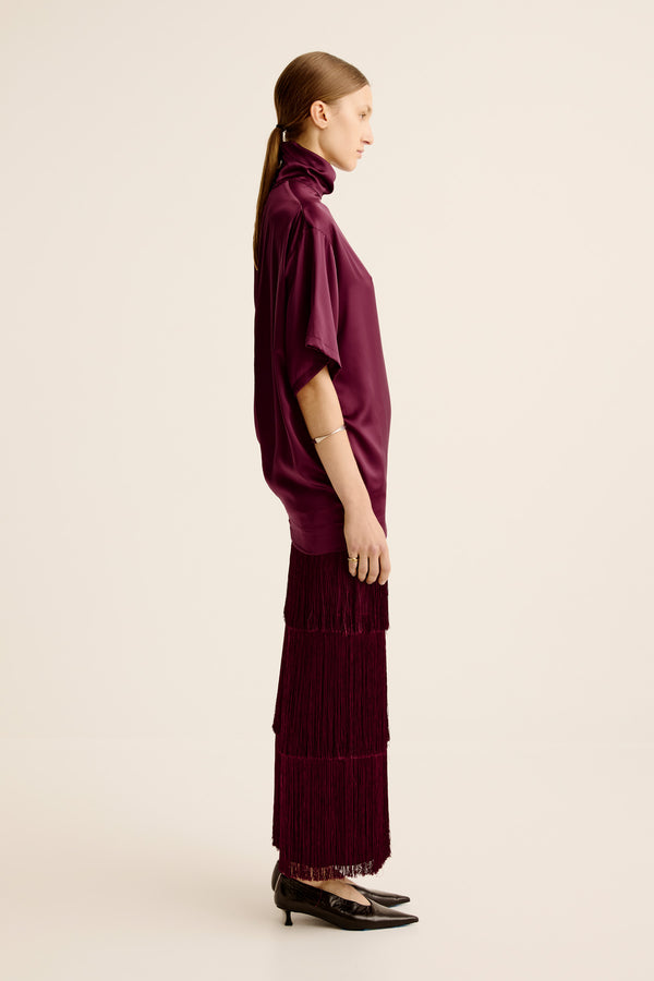 Esse Studios Finesa Twist Mini Dress - Shiraz