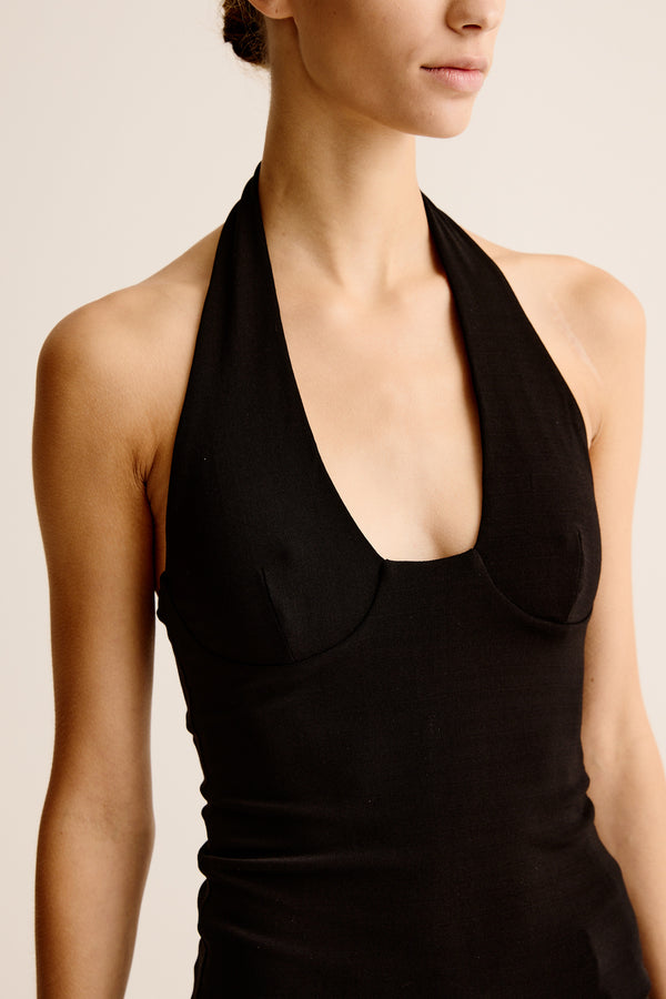 Esse Studios Halter Top - Black