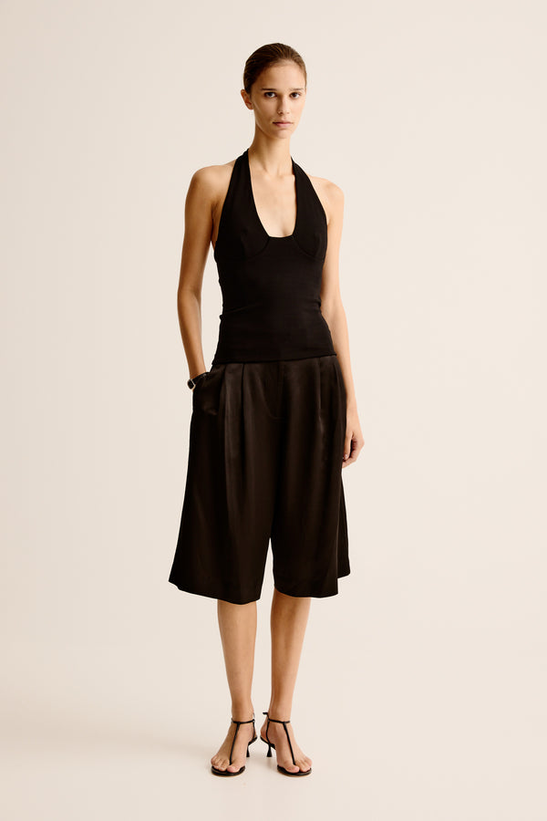 esse studios Halter Top - Black