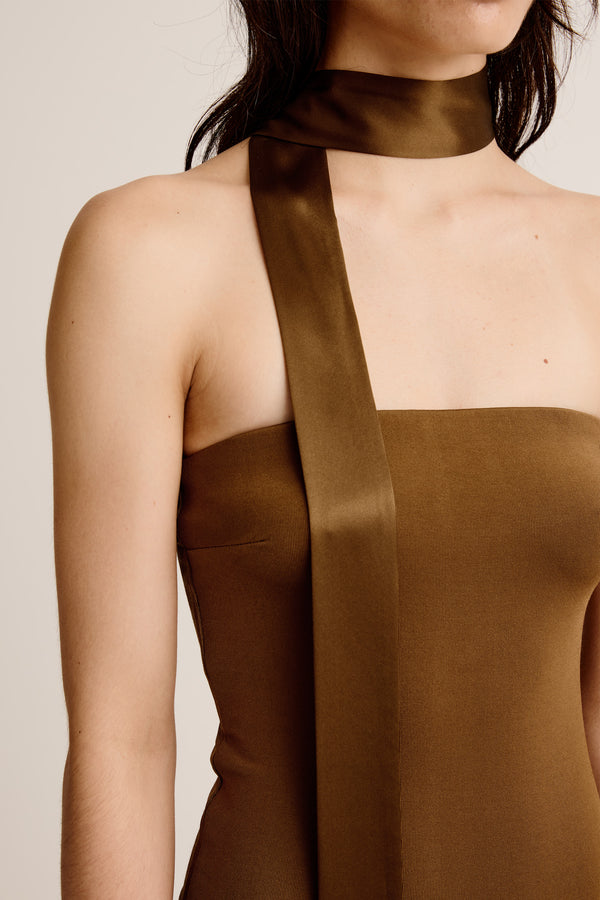 esse studios Illi Neck Tie - Dark Olive