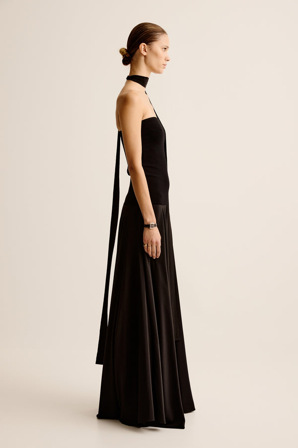Esse Studios Illi Strapless Dress - Black