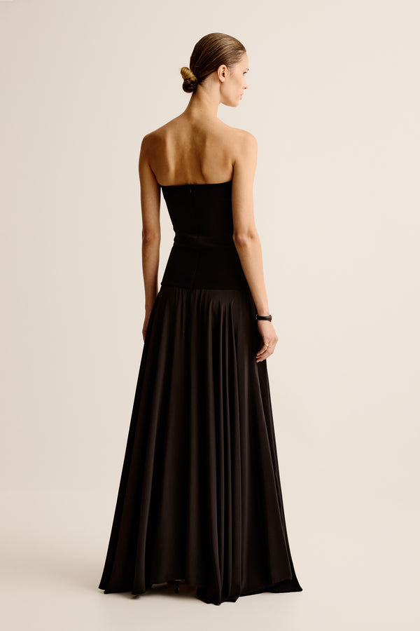 Esse Studios Illi Strapless Dress - Black