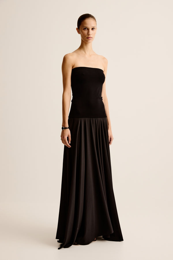 Esse Studios Illi Strapless Dress - Black