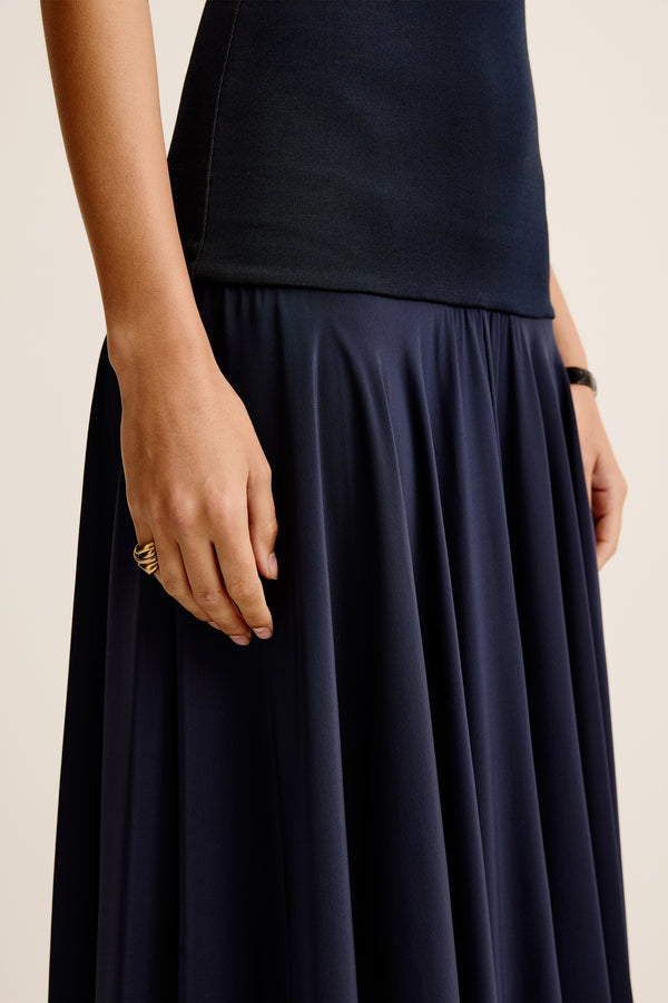 Esse Studios Illi Strapless Maxi Dress - Navy