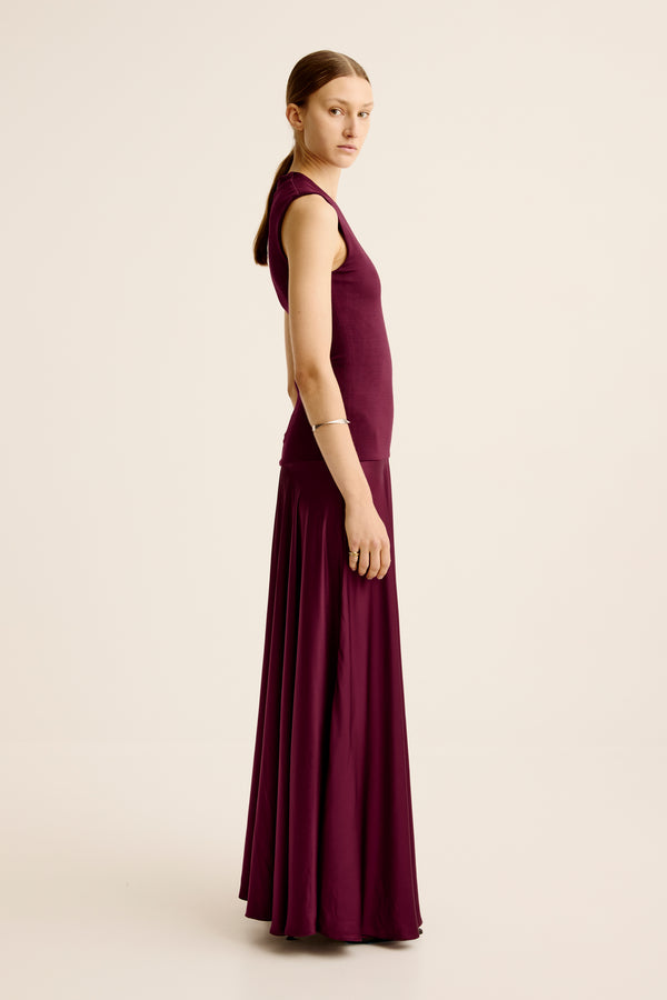 Esse Studios Illi V Maxi Dress - Shiraz