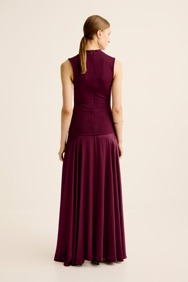Esse Studios Illi V Maxi Dress - Shiraz