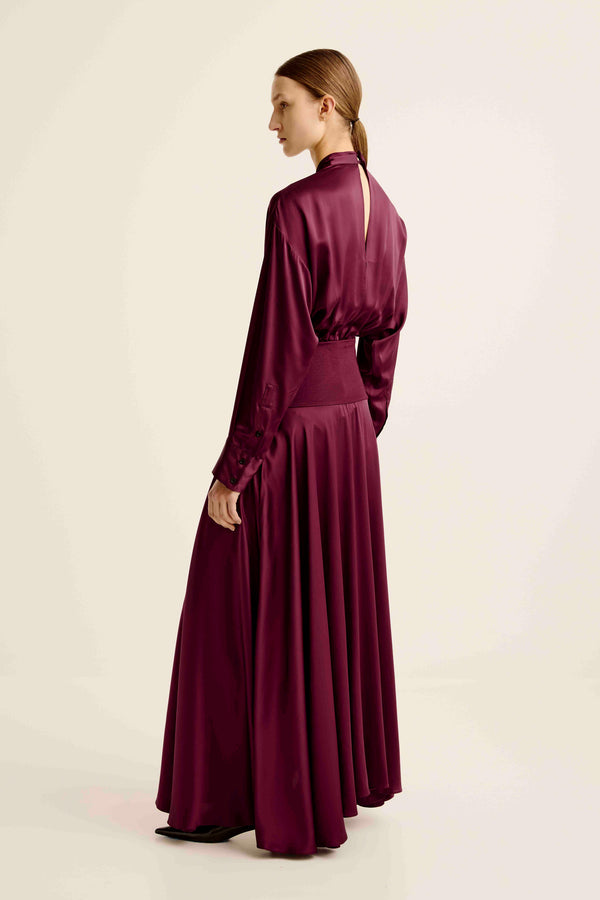 Esse Studios Illi Wrap Bodysuit - Shiraz