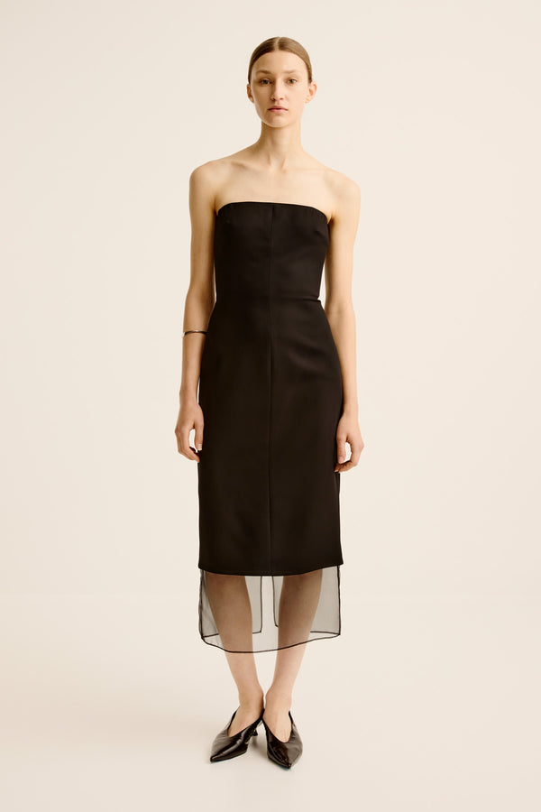 esse studios Issia Midi Dress - Black