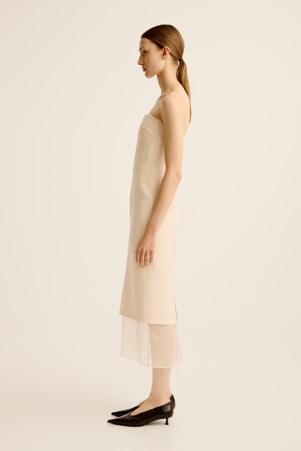 Esse Studios Issia Midi Dress - Crema