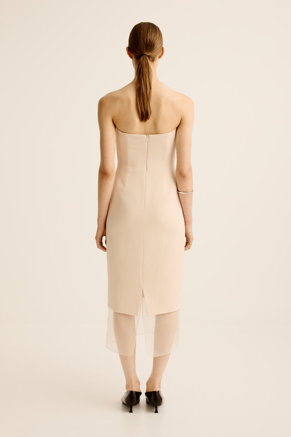 Esse Studios Issia Midi Dress - Crema