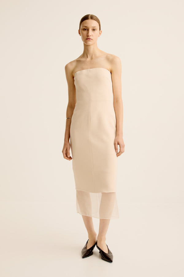 esse studios Issia Midi Dress - Crema
