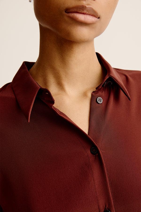 Esse Studios Lilla Silk Shirt - Java