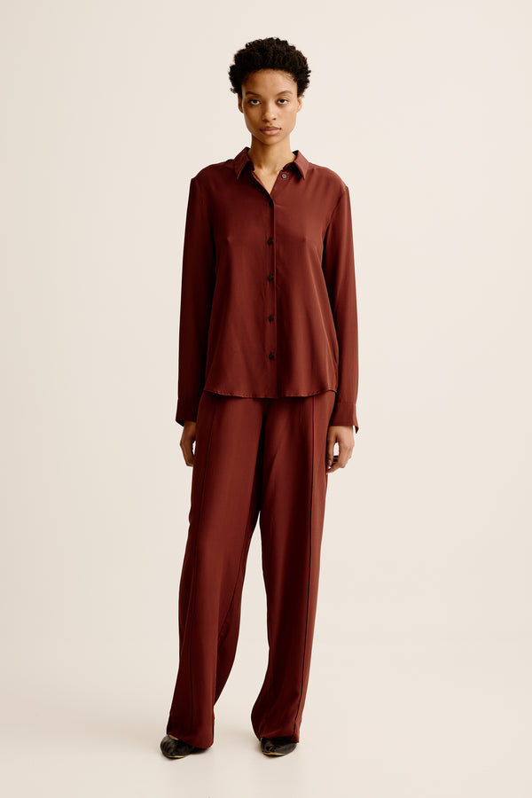 esse studios Lilla Silk Shirt - Java