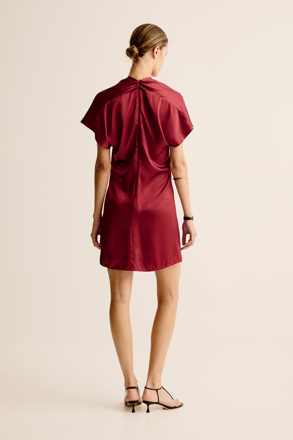 Esse Studios Luca Mini Dress - Spiced Wine