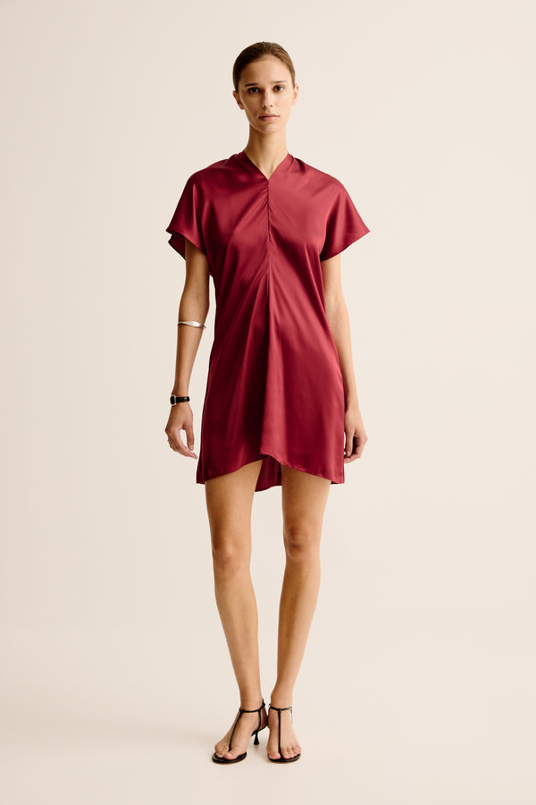 esse studios Luca Mini Dress - Spiced Wine