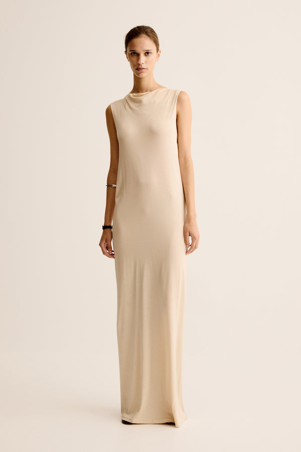 Esse Studios Maca Duo Dress - Macadamia / Black