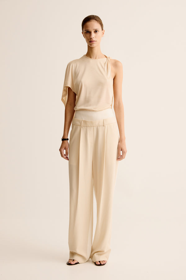 esse studios Maca Twist Top - Macadamia