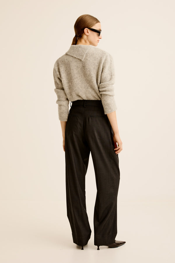 Esse Studios Onus Tailored Trouser - Charcoal