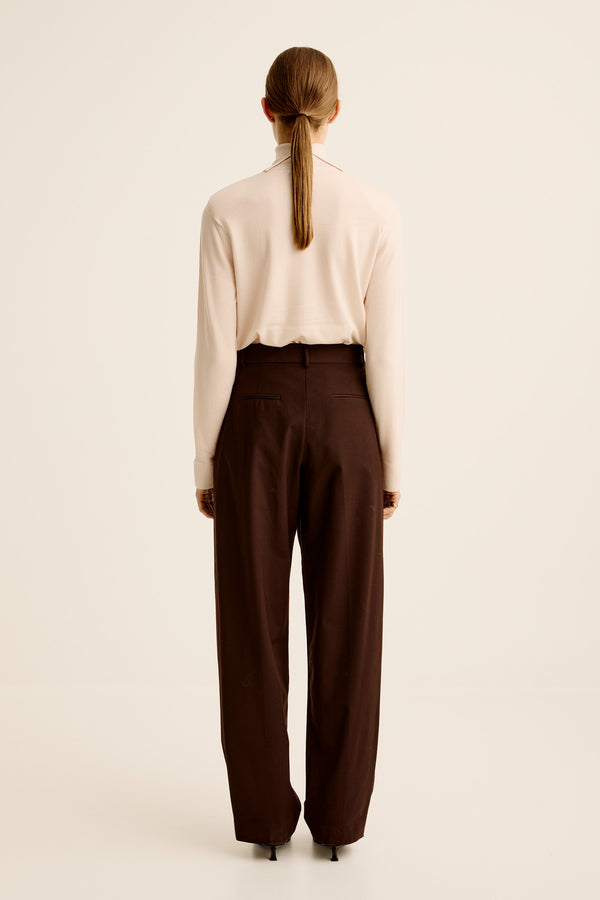 Esse Studios Onus Tailored Trousers - Espresso