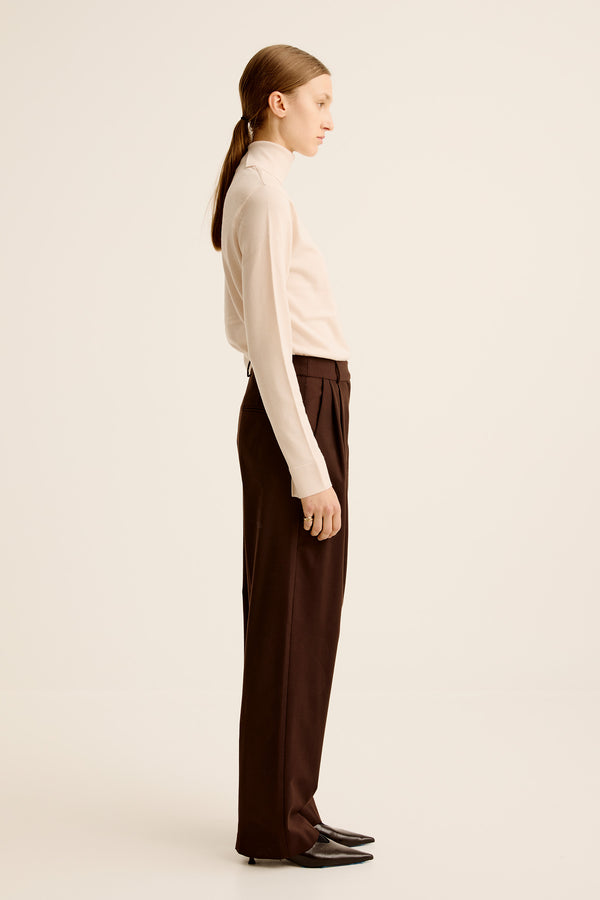 Esse Studios Onus Tailored Trousers - Espresso