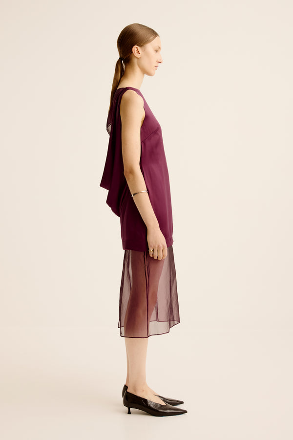 Esse Studios Rio Cowl Dress - Shiraz
