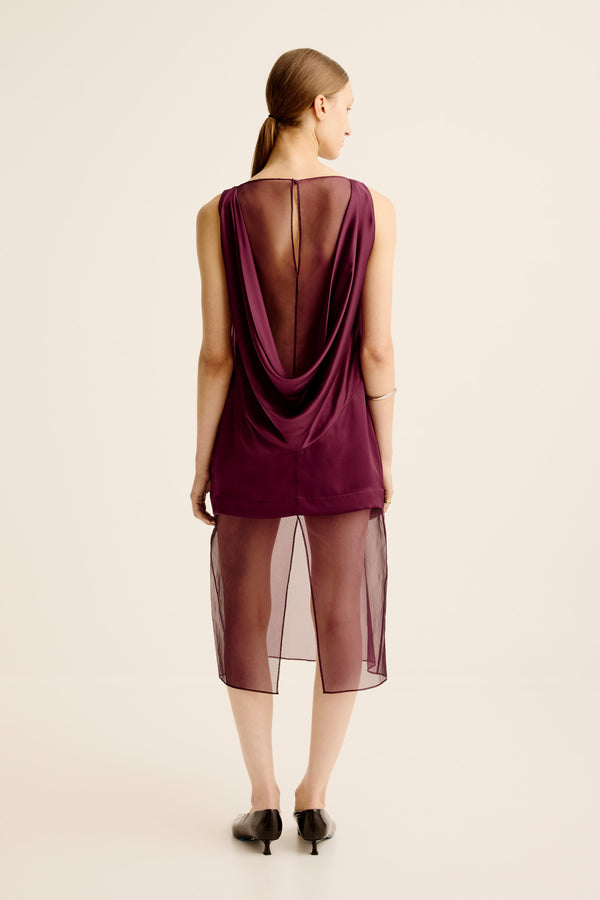 Esse Studios Rio Cowl Dress - Shiraz