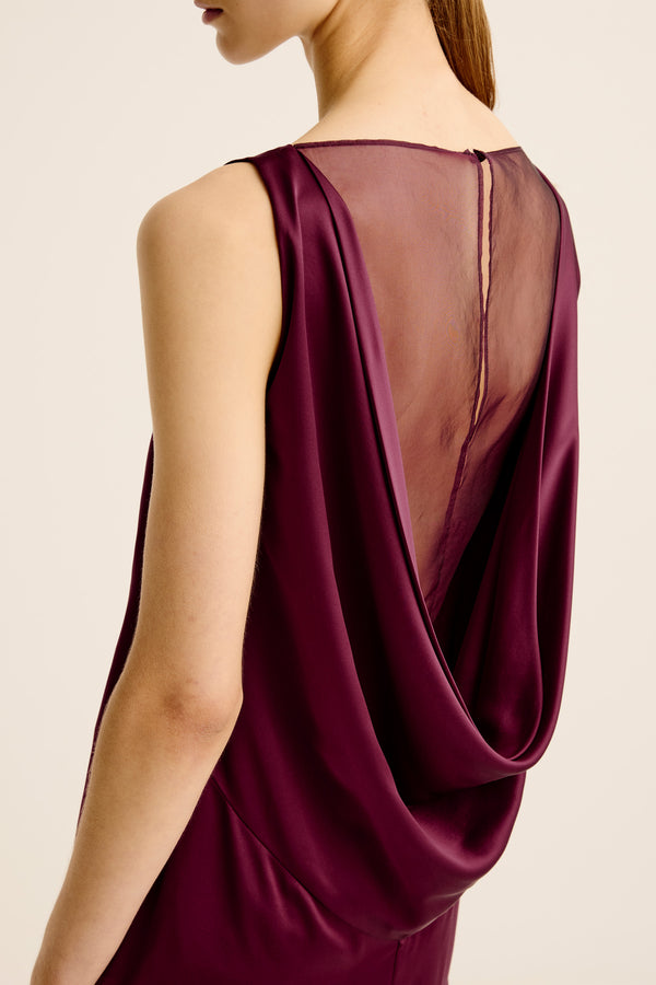 Esse Studios Rio Cowl Dress - Shiraz