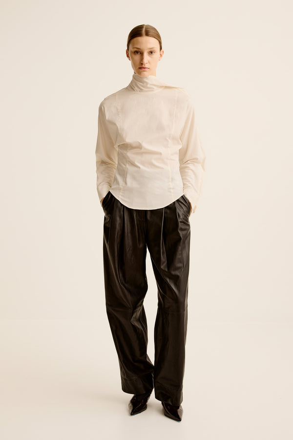Esse Studios Sia Scarf Shirt - Crema