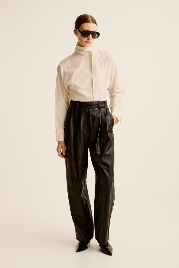 Esse Studios Sia Scarf Shirt - Crema