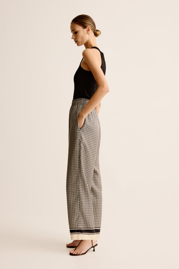 Esse Studios Signat Silk Gathered Pants