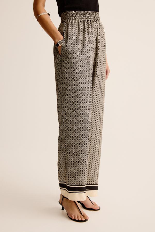 Esse Studios Signat Silk Gathered Pants