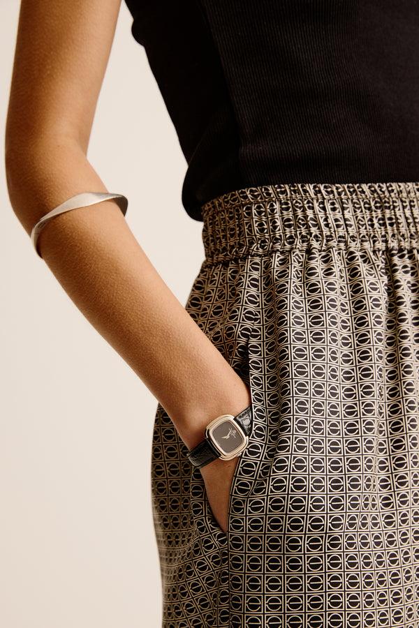 Esse Studios Signat Silk Gathered Pants