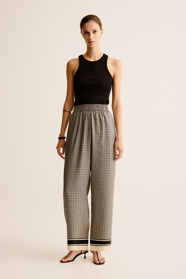 esse studios Signat Silk Gathered Pants