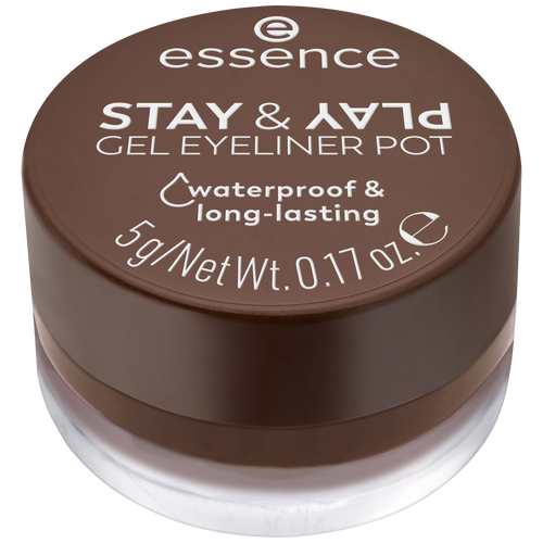 Essence Cosmetics STAY & PLAY GEL EYELINER POT
