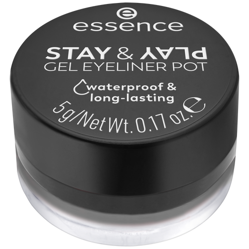 essence cosmetics STAY & PLAY GEL EYELINER POT
