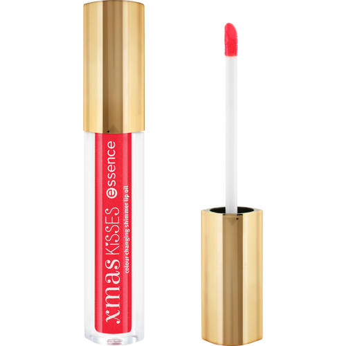 essence cosmetics xmas KiSSES colour changing shimmer lip oil