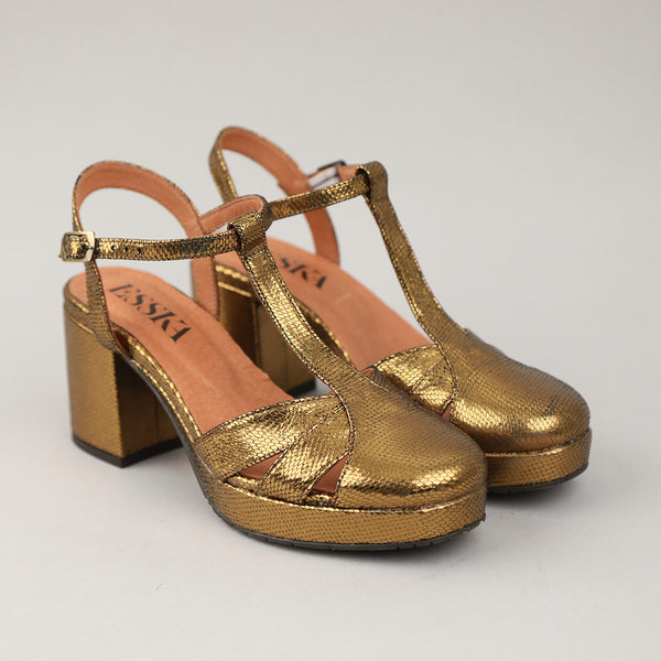 Esska Celeste Gold Neptune Mid High Shoe