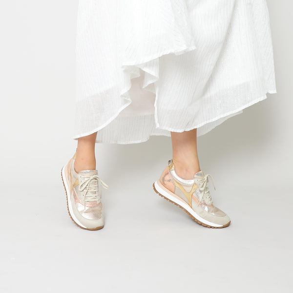 Esska Cinda Vegan Metallic Trainers